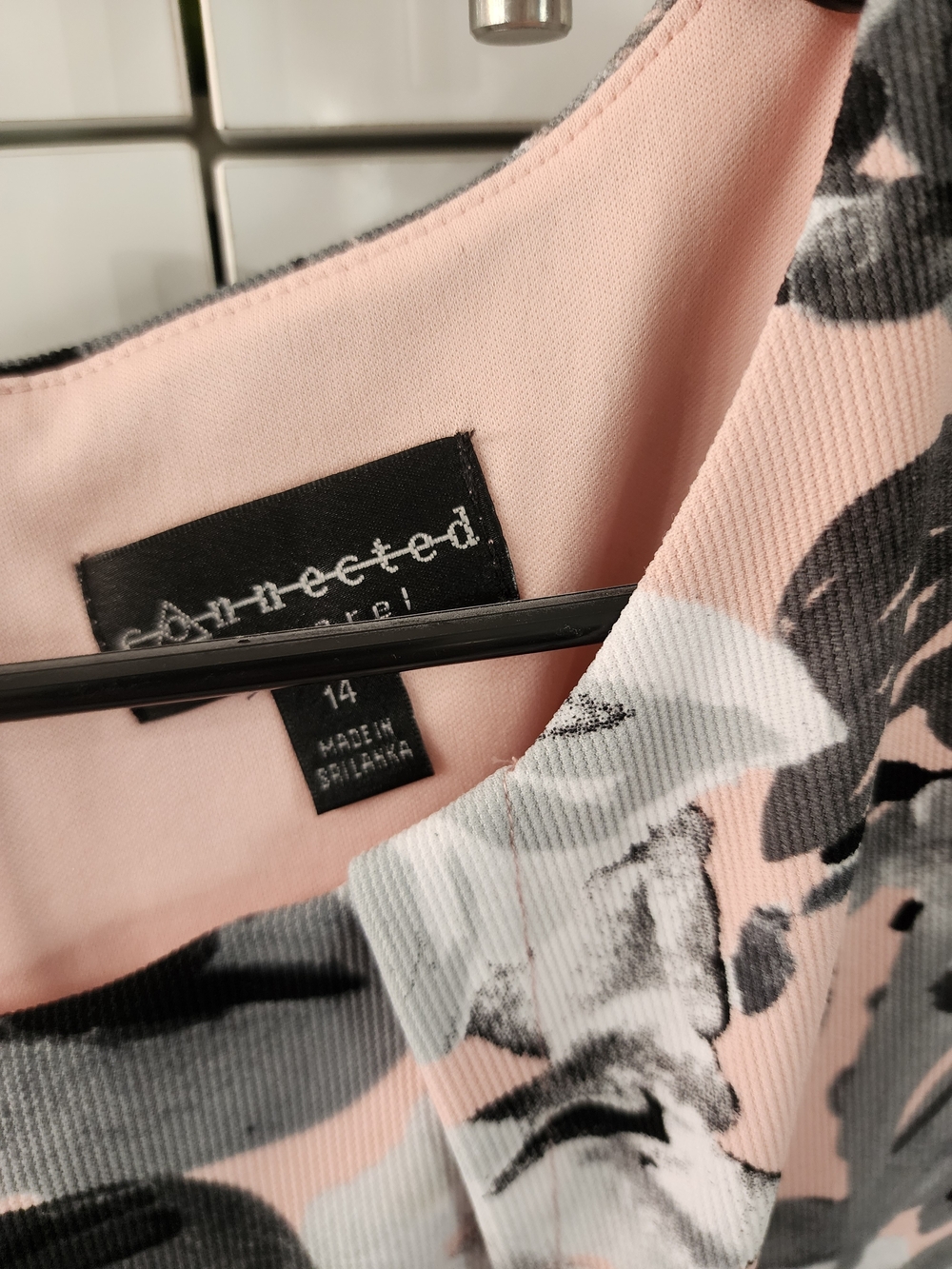 connected apparel Blush Pink Floral Sheath Dress - Picture 3 of 4